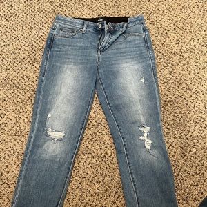 Lularoe boyfriend distressed jeans